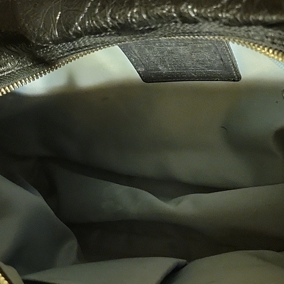 Coach black purse see pictures nice hardware a couple scuffs - Picture 8 of 14